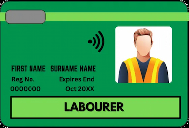 Green Labourer Card