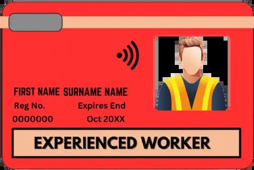 CSCS Experienced Worker Card