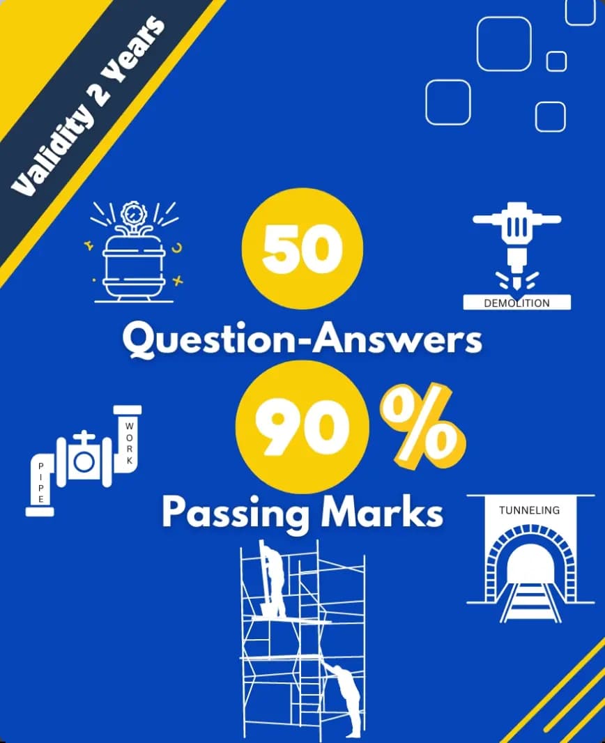 Health, safety & environment Test for Specialist